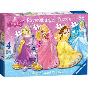 Ravensburger (07398) - "Disney Princess" - 10 12 14 16 piezas