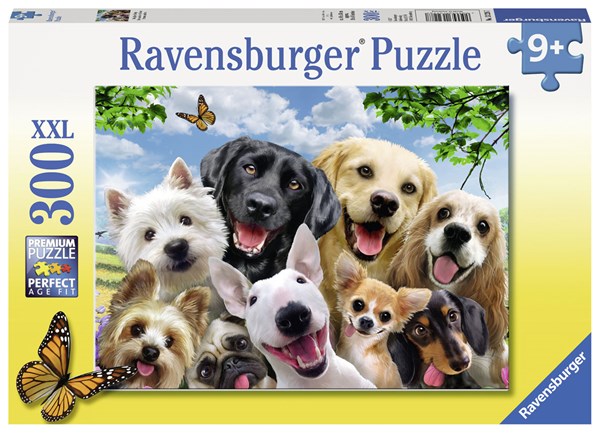 Ravensburger (13228) - Howard Robinson: "Delighted Dogs" - 300 piezas
