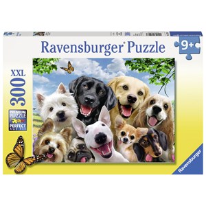 Ravensburger (13228) - Howard Robinson: "Delighted Dogs" - 300 piezas