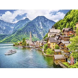 Ravensburger (13687) - "Hallstatt, Austria" - 500 piezas