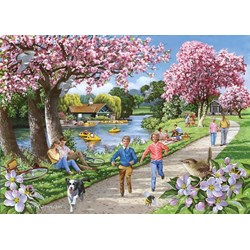 The House of Puzzles (4326) - "Apple Blossom Time" - 500 piezas