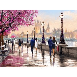 Castorland (C-200566) - Richard Macneil: "Along the River" - 2000 piezas