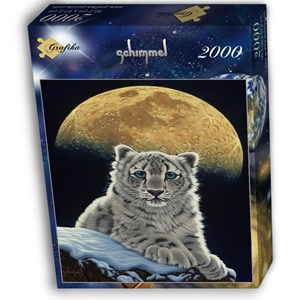 Grafika (02409) - Schim Schimmel, William Schimmel: "Moon Leopard" - 2000 piezas