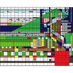 Pomegranate (AA760) - Frank Lloyd Wright: "Hillside Theater Curtain" - 100 piezas