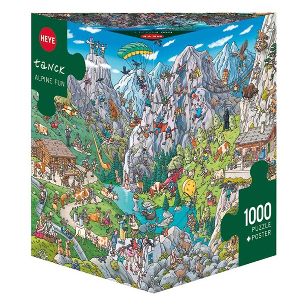 Heye (29680) - Birgit Tanck: "Alpine Fun" - 1000 piezas