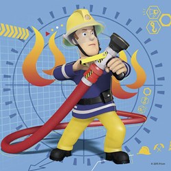 Ravensburger (07065) - "Fireman Sam" - 25 36 49 piezas