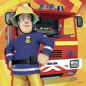 Ravensburger (07065) - "Fireman Sam" - 25 36 49 piezas