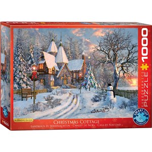 Eurographics (6000-0790) - Dominic Davison: "Christmas Cottage" - 1000 piezas