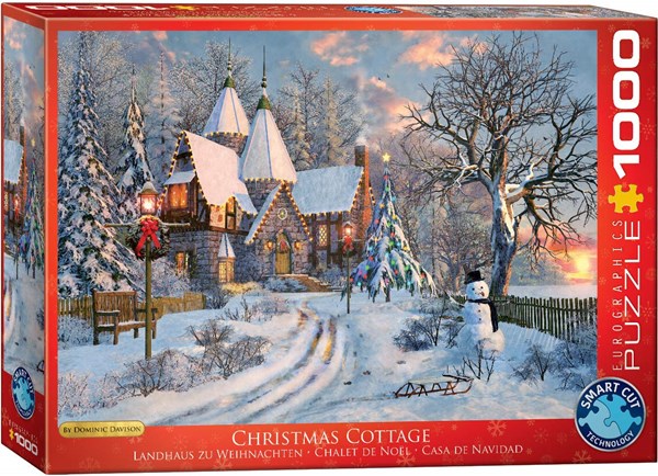 Eurographics (6000-0790) - Dominic Davison: "Christmas Cottage" - 1000 piezas
