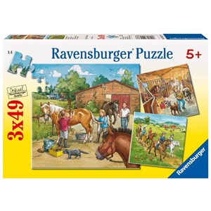 Ravensburger (09237) - "Welcome to Riding School" - 49 piezas