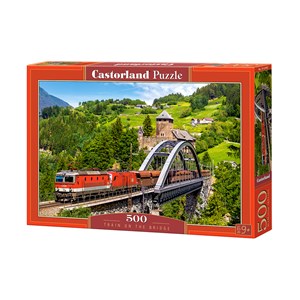 Castorland (B-52462) - "Train on the Bridge" - 500 piezas