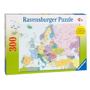 Ravensburger (13132) - "Map of Europe (in Dutch)" - 300 piezas