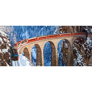Castorland (B-060016) - "Landwasser Viaduct, Swiss Alps" - 600 piezas