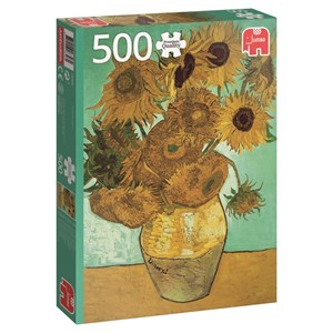 Jumbo (18396) - Vincent van Gogh: "Sunflowers" - 500 piezas