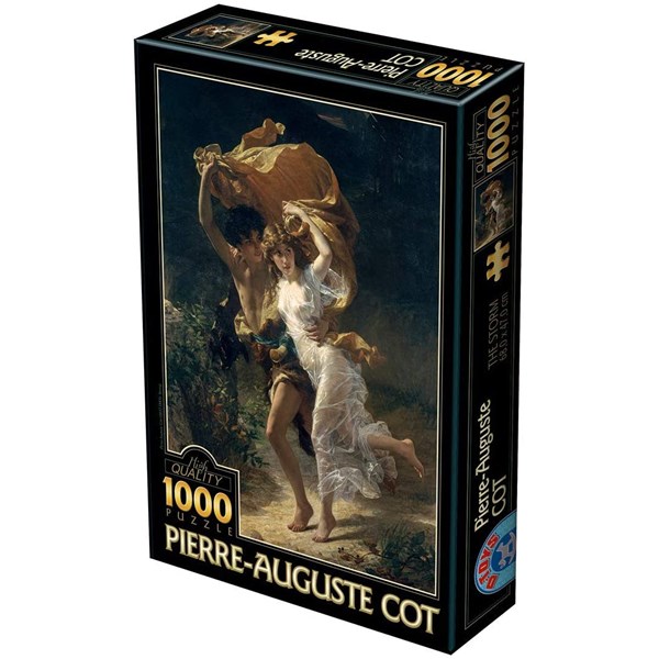 D-Toys (72740-1) - Pierre-Auguste Cot: "The Storm, 1880" - 1000 piezas