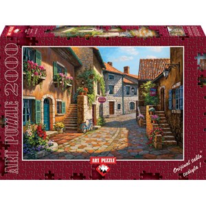 Art Puzzle (4709) - Sung Kim: "Rue de Village" - 2000 piezas