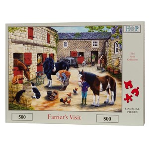The House of Puzzles (3312) - "Farrier's Visit" - 500 piezas