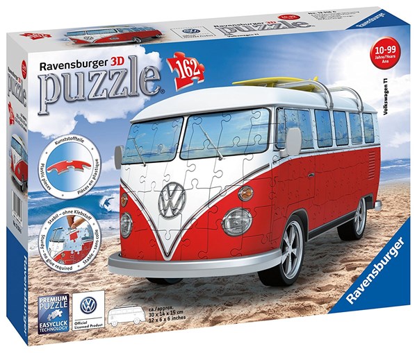 Ravensburger (12516) - "Volkswagen T1" - 162 piezas