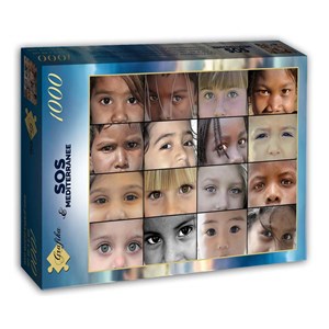Grafika (00932) - "Eyes of Children around the World" - 1000 piezas