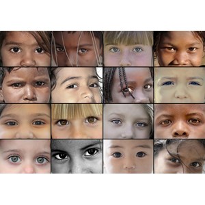 Grafika (00932) - "Eyes of Children around the World" - 1000 piezas