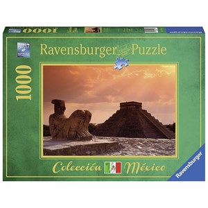 Ravensburger (19690) - "Atadecer in Chichén-Itzá" - 1000 piezas