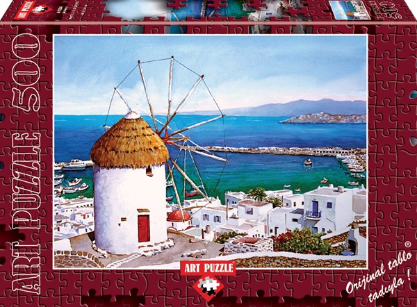 Art Puzzle (4184) - "Greece, Mykonos" - 500 piezas