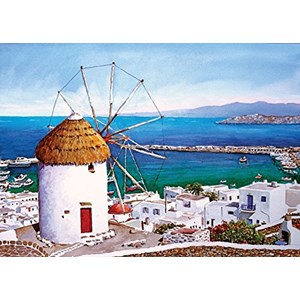 Art Puzzle (4184) - "Greece, Mykonos" - 500 piezas