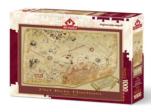 Art Puzzle (4308) - "The Piri Reis Map" - 1000 piezas