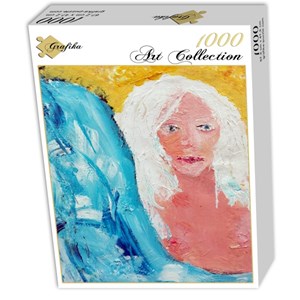 Grafika (02105) - "Girl with White Hair" - 1000 piezas