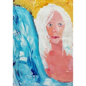 Grafika (02105) - "Girl with White Hair" - 1000 piezas