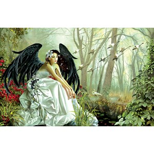 SunsOut (67671) - Nene Thomas: "Swan Song" - 1000 piezas