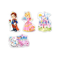 Castorland (B-005031) - "World of Princesses" - 3 4 6 9 piezas