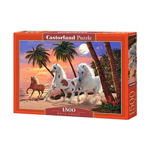 Castorland (C-151691) - "White Horses" - 1500 piezas