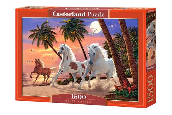 Castorland (C-151691) - "White Horses" - 1500 piezas