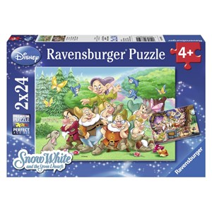 Ravensburger (08859) - "Snow White and the seven Dwarfs" - 24 piezas