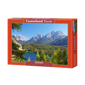 Castorland (C-300242) - "Lake in the Alps, Austria" - 3000 piezas