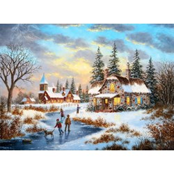 Grafika Kids (01905) - Dennis Lewan: "A Mid-Winter's Eve" - 300 piezas