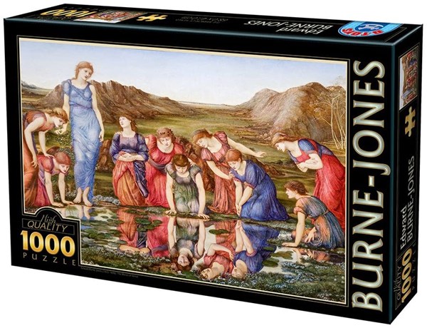 D-Toys (72733-1) - Edward Burne-Jones: "The Mirror of Venus, 1875" - 1000 piezas