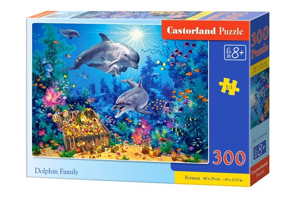 Castorland (B-030149) - "Dolphin Family" - 300 piezas