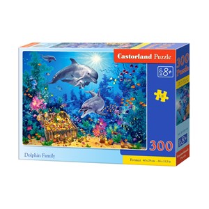 Castorland (B-030149) - "Dolphin Family" - 300 piezas