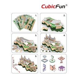 Cubic Fun (MC232h) - "Castle of Hohenzollern" - 185 piezas