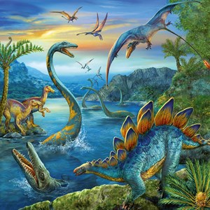 Ravensburger (09317) - "Dinosaur Fascination" - 49 piezas
