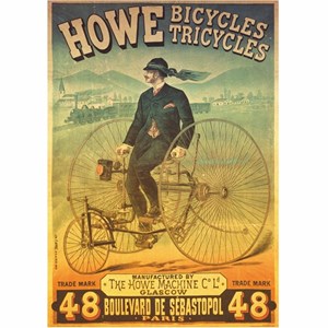 D-Toys (67555-VP01) - "Vintage Posters, Howe Tricycles" - 1000 piezas