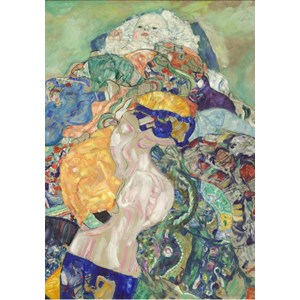 Grafika (01594) - Gustav Klimt: "Baby (Cradle), 1917-1918" - 1000 piezas