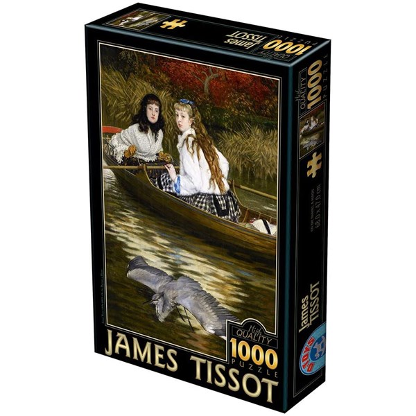 D-Toys (72771-1) - James Tissot: "On the Thames, A Heron" - 1000 piezas
