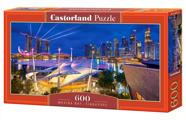 Castorland (B-060139) - "Marina Bay, Singapore" - 600 piezas