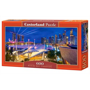 Castorland (B-060139) - "Marina Bay, Singapore" - 600 piezas