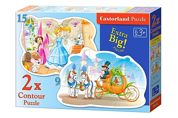 Castorland (B-020027) - "Cinderella" - 9 15 piezas