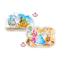 Castorland (B-020027) - "Cinderella" - 9 15 piezas
