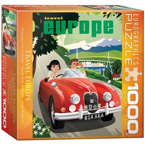 Eurographics (8000-1645) - "Travel Europe" - 1000 piezas